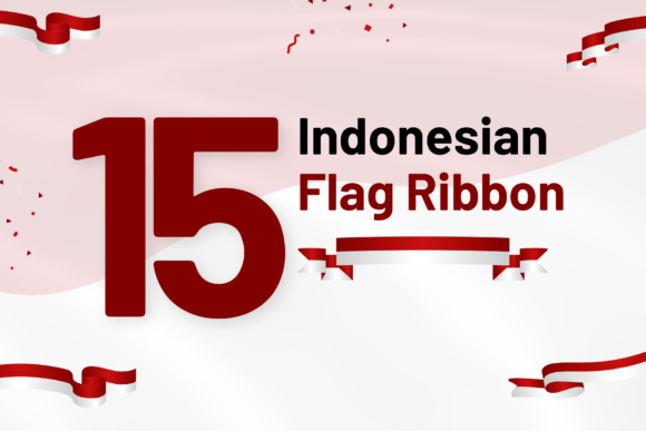 15 Indonesian Flag Ribbon Design for Modern Projects