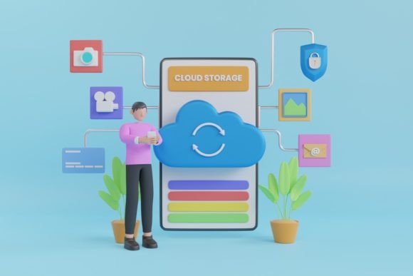 3D Mobile Application for Data Storage: A Modern Solution for Visual and Functional Design Projects