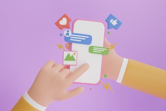 3D Online Social Media Communication