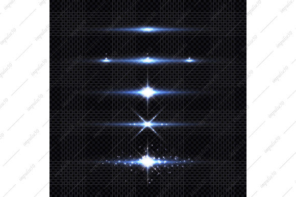 Abstract Light Beam Effect of Futuristic Artwork