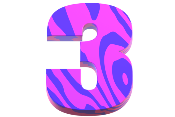 Number 3 in 3D Design: A Creative and Practical Asset