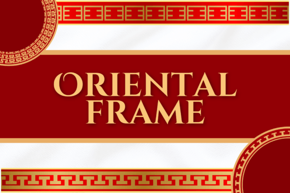 Red Modern Oriental Frame: A Versatile Design Element for Elegance and Impact