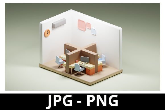 What Is a 3D Rendered Isometric Work Cubicle and Why It Matters in Design Projects