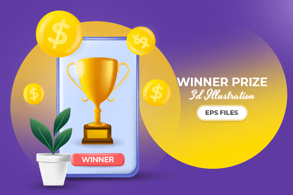 Winner Prize 3D Illustration for Creative Projects